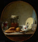 Topf mit Aprikosen - Jean Simon Chardin — Ansicht des Kunstwerks
