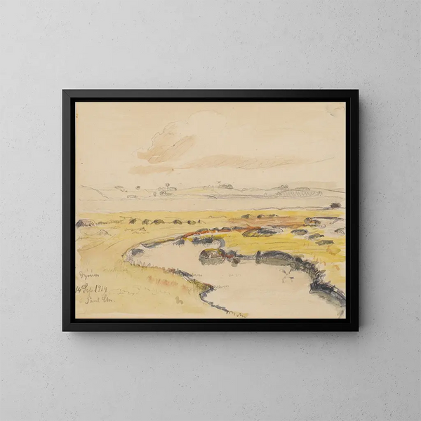 L'angoisse de Dyrnwyn - Poul Simon Christiansen — gerahmtes Bild an der Wand