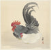 Poule et coq - Ohara Koson — Ansicht des Kunstwerks