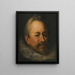 Portrait von Barthélemy Spranger 1546-1611 - Prager Schule — gerahmtes Bild an der Wand