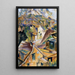 Flanc de colline - Preston Dickinson — gerahmtes Bild an der Wand