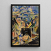 Die schwarze Haus - Preston Dickinson — gerahmtes Bild an der Wand