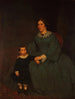 Portrait de Cecilia R. de Peralta Ramos et de son fils - Prilidiano Pueyrredón — Ansicht des Kunstwerks