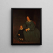 Portrait de Cecilia R. de Peralta Ramos et de son fils - Prilidiano Pueyrredón — gerahmtes Bild an der Wand