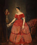Portrait de Manuelita Rosas - Prilidiano Pueyrredón — Ansicht des Kunstwerks
