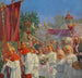 Prozession des Fronleichnams in Neustift am Walde - Hans Larwin — Ansicht des Kunstwerks
