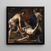 Prometheus gekettet von Vulkan - Dirck Van Baburen — gerahmtes Bild an der Wand