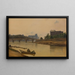 Der Concorde-Brücke vom Konferenz-Ufer aus - Prosper Barbot — gerahmtes Bild an der Wand