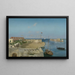 L'entrée du port de Willemstad avec le Palais du Gouvernement - Prosper Crébassol — gerahmtes Bild an der Wand