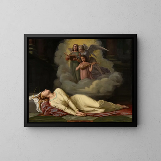 Prosper Gurin - Sainte Ccile mourante entend un concert cleste.webp