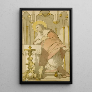 Prosper Lafaye - Saint Ecclsiastique en prire.webp