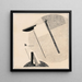 Proun 3A - El Lissitzky — gerahmtes Bild an der Wand