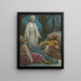 Jesus im Garten Gethsemane - Providence Lith & Co.. — gerahmtes Bild an der Wand