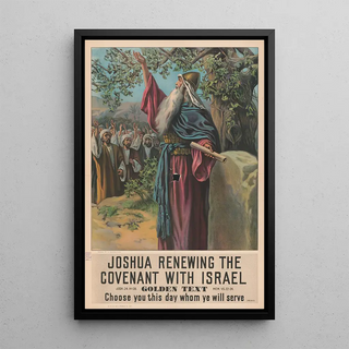 Providence Lith Co - Joshua renewing covenant with Israel.webp