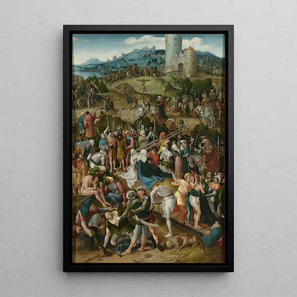 Calvaire - Pseudo Jan Wellens de Cock — gerahmtes Bild an der Wand