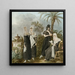 Vier Frauen in spanischer Tracht - Otto Howen — gerahmtes Bild an der Wand
