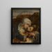 Pietà - Quentin Massys — gerahmtes Bild an der Wand