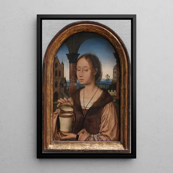 Sainte Marie Madeleine - Quentin Massys — gerahmtes Bild an der Wand