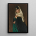 Portrait de femme - R. Max Seemann — gerahmtes Bild an der Wand