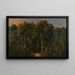 Dschungel Javanese - Raden Saleh — gerahmtes Bild an der Wand