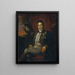 Portrait de Jean Chrétien Baud, gouverneur général par intérim des Indes néerlandaises - Raden Saleh — gerahmtes Bild an der Wand