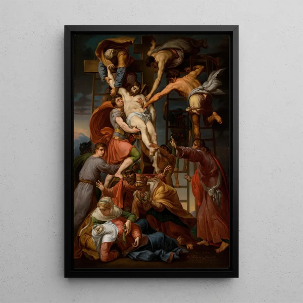 Kreuzabnahme - Rafał Hadziewicz — gerahmtes Bild an der Wand
