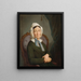 Portrait von Anna Kurpiewska geborene Olszakiewicz - Rafał Hadziewicz — gerahmtes Bild an der Wand
