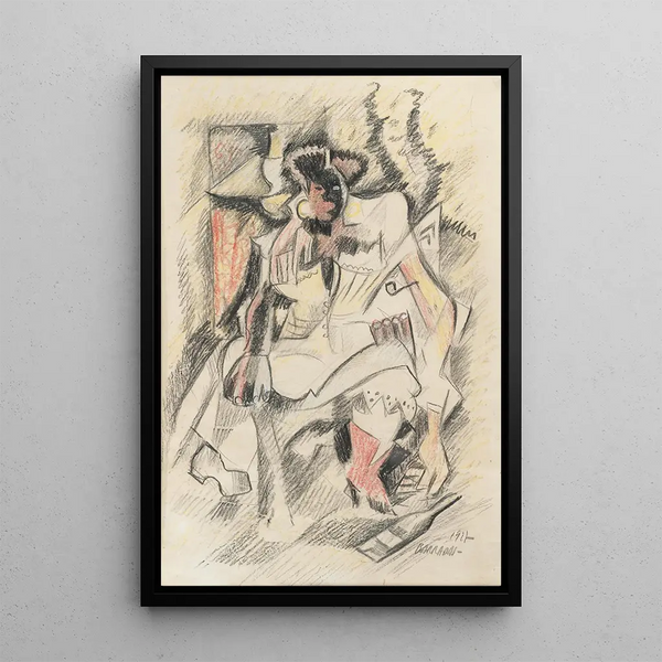 Studie - Rafael Barradas — gerahmtes Bild an der Wand
