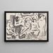 Figuren - Rafael Barradas — gerahmtes Bild an der Wand