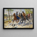 La sortie à cheval - Raffaello Sorbi — gerahmtes Bild an der Wand