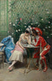 Maskerade - Raimundo de Madrazo y Garreta — Ansicht des Kunstwerks