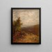Über den Wolken - Ralph Albert Blakelock — gerahmtes Bild an der Wand