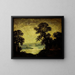 Campement indien au clair de lune - Ralph Albert Blakelock — gerahmtes Bild an der Wand
