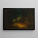 Innenansicht eines Waldes - Ralph Albert Blakelock — gerahmtes Bild an der Wand
