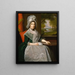 Mme Richard Alsop - Ralph Earl — gerahmtes Bild an der Wand