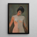 Akt - Ramon Casas — gerahmtes Bild an der Wand