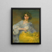 Julia - Ramon Casas — gerahmtes Bild an der Wand