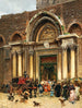 Venedig Der Patriarch in Capa Magna verlässt San Giovanni e Paolo - Ramon Tusquets — Ansicht des Kunstwerks