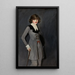 Mademoiselle Taylor - Randall Davey — gerahmtes Bild an der Wand