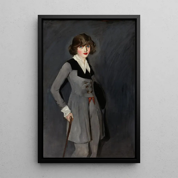 Mademoiselle Taylor - Randall Davey — gerahmtes Bild an der Wand