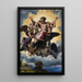 Die Vision Ezechiels - Raphael — gerahmtes Bild an der Wand