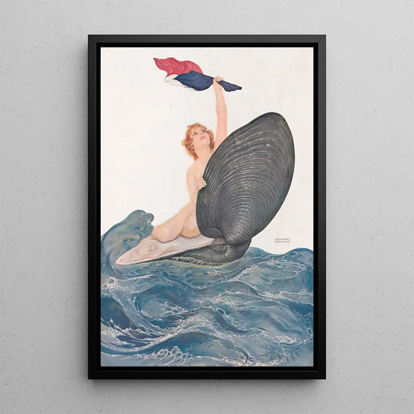 Vive la France - Raphael Kirchner — gerahmtes Bild an der Wand