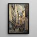 Die Straße von Venedig im Jahr 1893 - Raphaël Boutillier — gerahmtes Bild an der Wand