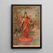 Lakshmi - Raja Ravi Varma — gerahmtes Bild an der Wand