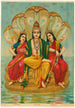 Shesha Narayana - Raja Ravi Varma — Ansicht des Kunstwerks