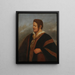 Portrait de Juan Manuel de Rosas - Raymond Monvoisin — gerahmtes Bild an der Wand