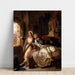 Reproduktion des Gemäldes Rebecca und der verletzte Ivanhoé - Eugène Delacroix