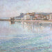 Reflets sur la mer à Menton Côte d'Azur - Anna De Weert — in einem Innenraum präsentiert