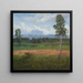 Blick zum Heuberg - Michael Licklederer — gerahmtes Bild an der Wand