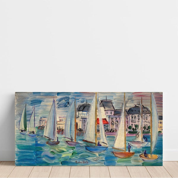 Reproduktion des Gemäldes Regatten in Deauville (1934) - Raoul Dufy